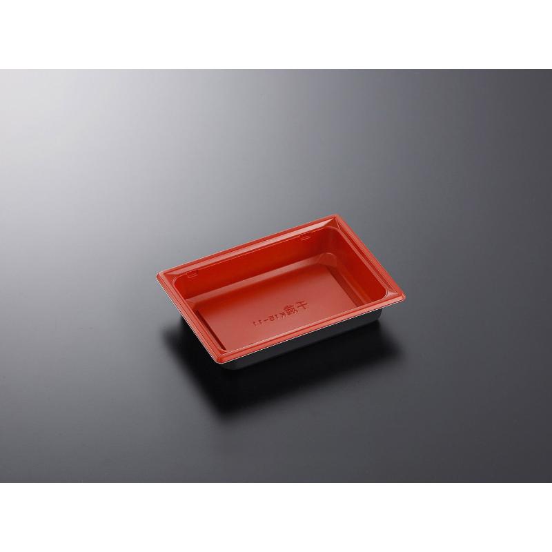 弁当容器 CT 千歳 K15-11 赤-BK 身 中央化学