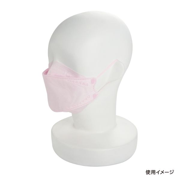 使い捨てマスク 不織布マスク MK-KF94 LP ライトピンク 大黒工業