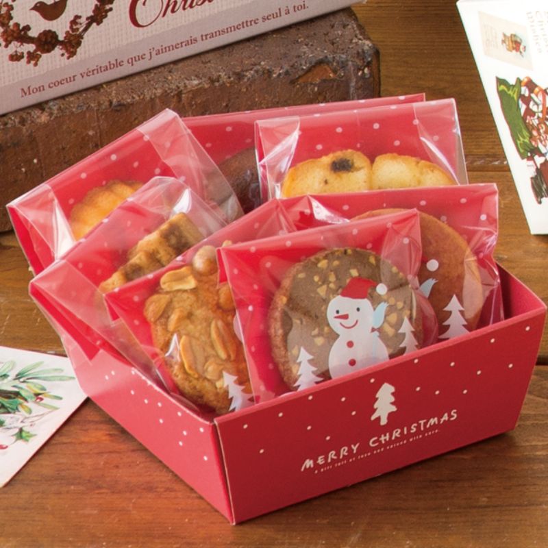 テープ無 OPP袋 スノーマンスイーツパック クリア-2(100枚) ヘッズ