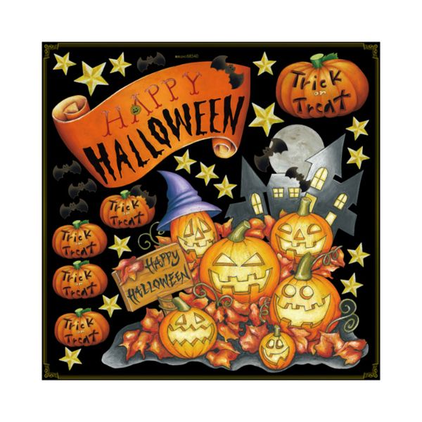 デコレーションシール ハロウィン かぼちゃ No.68540 P・O・Pプロダクツ