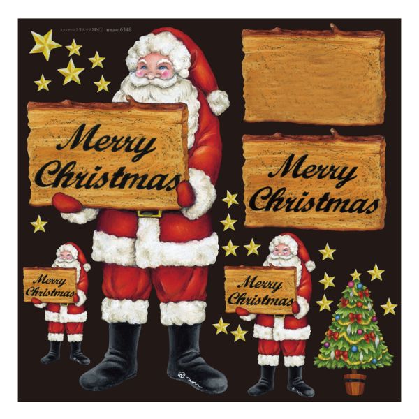 デコレーションシール クリスマス(1) No.6348 P・O・Pプロダクツ