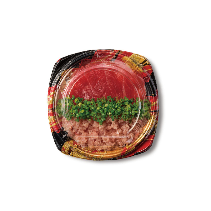 どんぶり容器 バイオPS 海専丼 180B せんか赤 リスパック