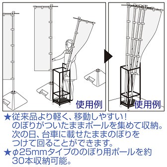販売什器 KD8-0029 ポールキャリー アルファ