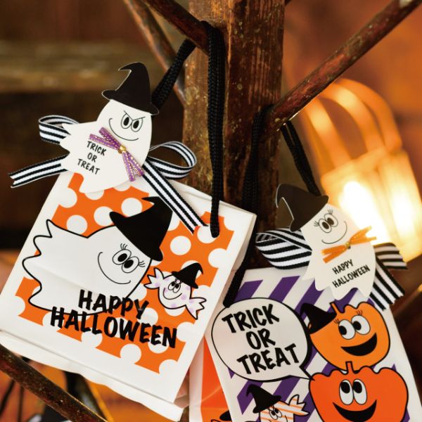 ハロウィンゴーストワイヤータイ-1(10個) ヘッズ