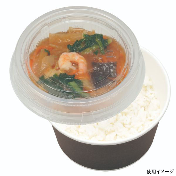 どんぶり容器 RK-142-850 Dブラウン エフピコチューパ