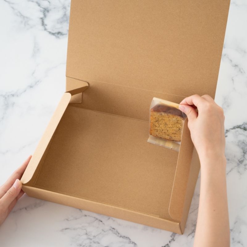 ギフト箱 無地ワンタッチギフトBOX クラフト-S(20枚) ヘッズ