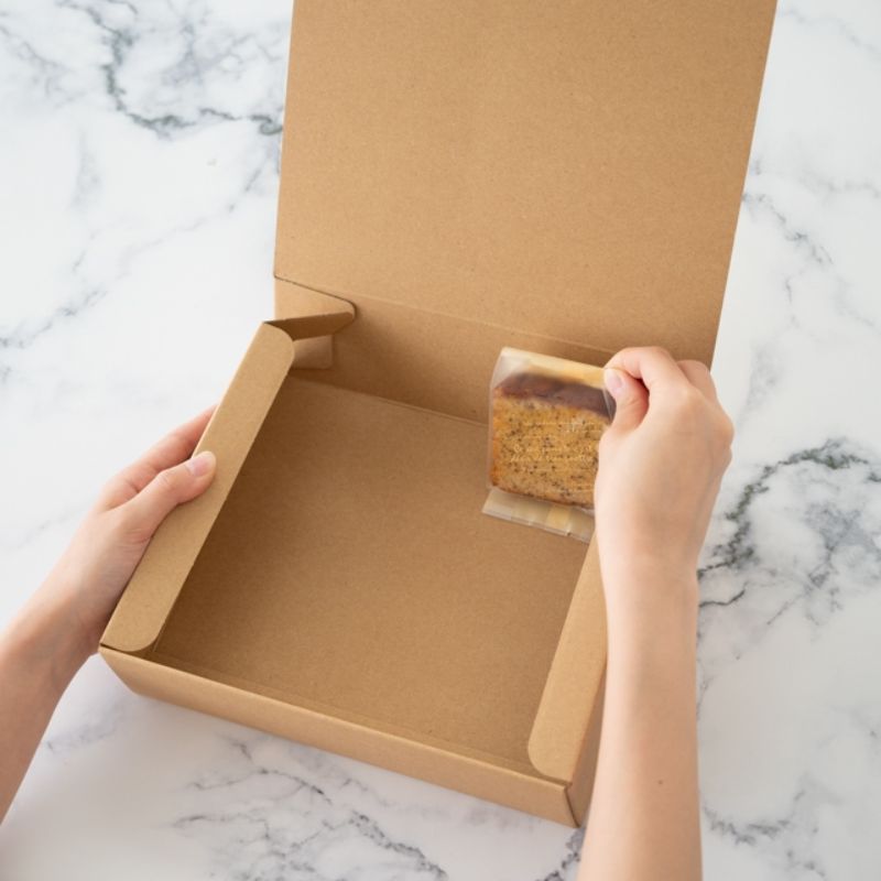 ギフト箱 無地ワンタッチギフトBOX クラフト-SS(20枚) ヘッズ