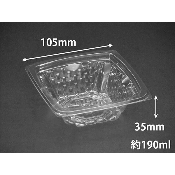 サラダ容器 バイオカップ ツブ11-35B リスパック