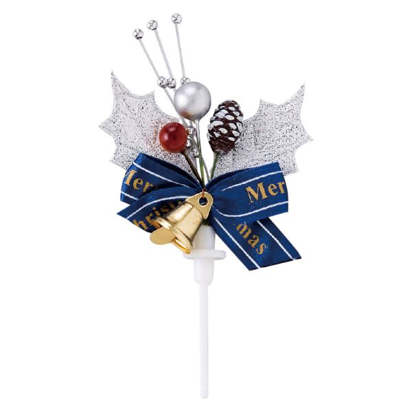 装飾品 プラチナブルー柊