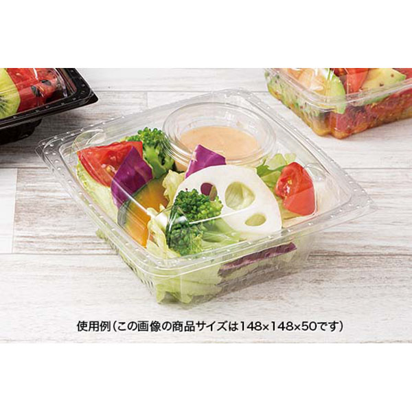 惣菜・サラダ容器(透明)　リスパック　ツブ15-35B　バイオカップ　テイクアウト容器の通販サイト【容器スタイル】