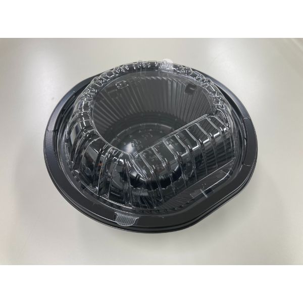 どんぶり容器 CZラプレ丸丼16 BS黒本体 シーピー化成
