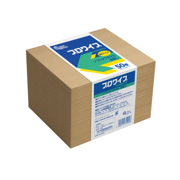 カウンタークロス プロワイプ ソフトタフタオル 未晒帯どめ 50 エリエール