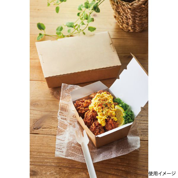 弁当容器 KLPボックス6 ナチュラル PP ケーピープラテック