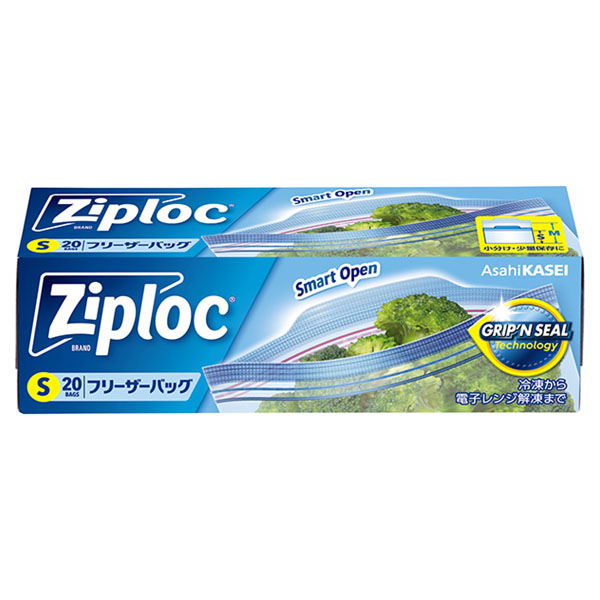 保存袋 ジップロック フリーザーバッグ S 20枚入 旭化成ホームプロダクツ