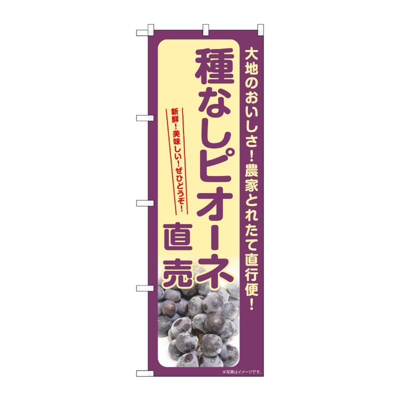 [G] のぼり 種なしピオーネ直売 SNB-7184 P・O・Pプロダクツ