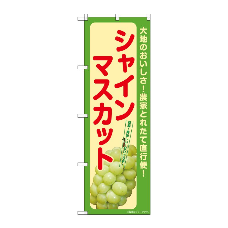 [G] のぼり シャインマスカット SNB-7187 P・O・Pプロダクツ