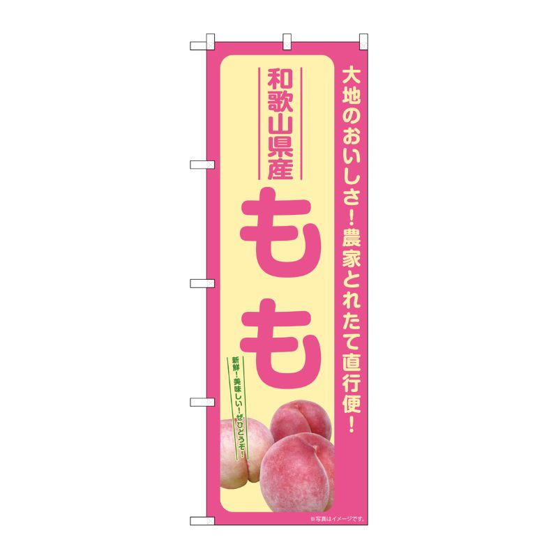 [G] のぼり もも 和歌山県産 SNB-7200 P・O・Pプロダクツ