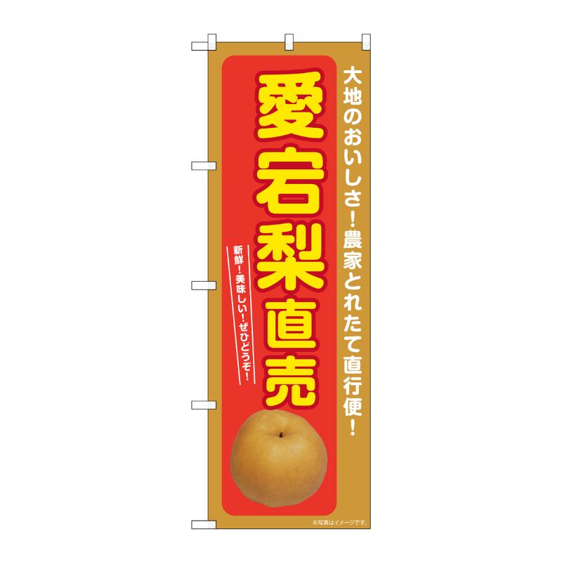 [G] のぼり 愛宕梨直売 SNB-7236 P・O・Pプロダクツ