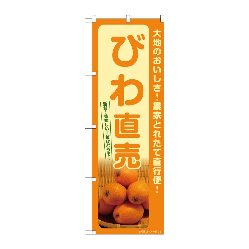 [G] のぼり びわ直売 SNB-7257 P・O・Pプロダクツ
