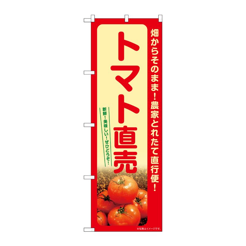[G] のぼり トマト直売 SNB-7264 P・O・Pプロダクツ
