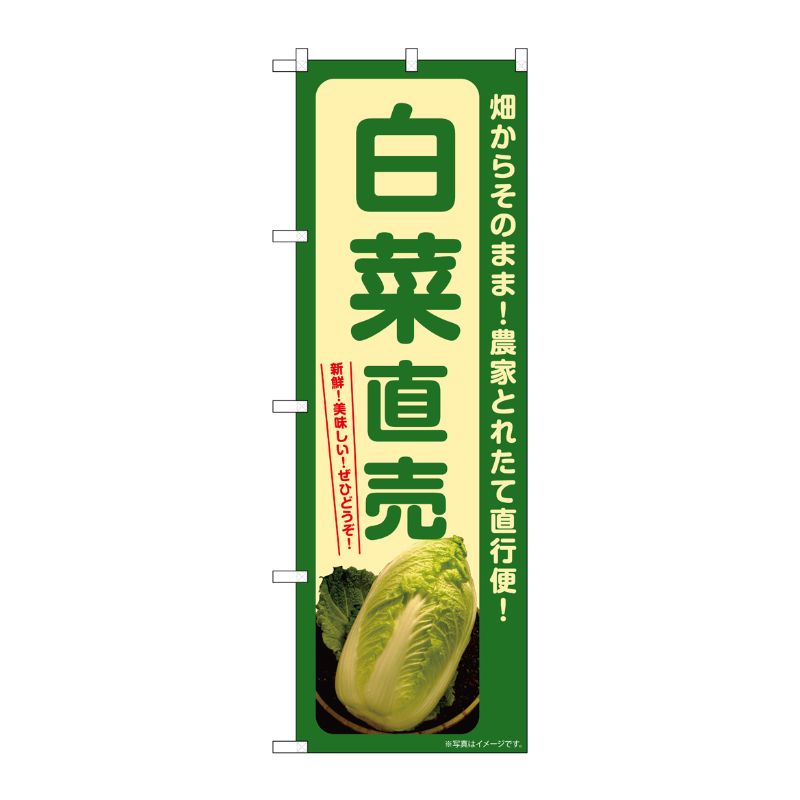 [G] のぼり 白菜直売 SNB-7306 P・O・Pプロダクツ