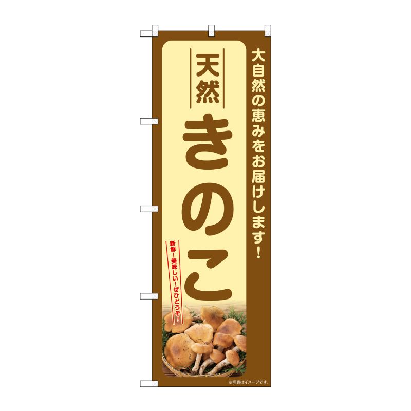 [G] のぼり 天然きのこ SNB-7331 P・O・Pプロダクツ