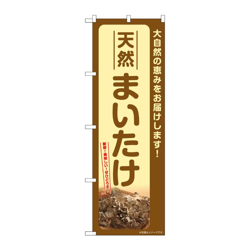 [G] のぼり 天然まいたけ SNB-7333 P・O・Pプロダクツ