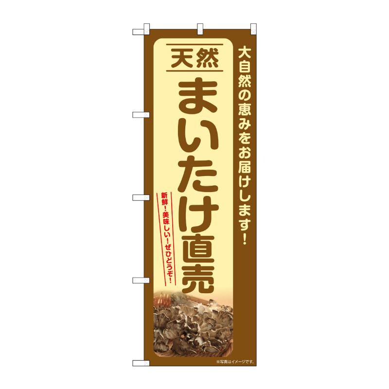 [G] のぼり 天然まいたけ直売 SNB-7334 P・O・Pプロダクツ