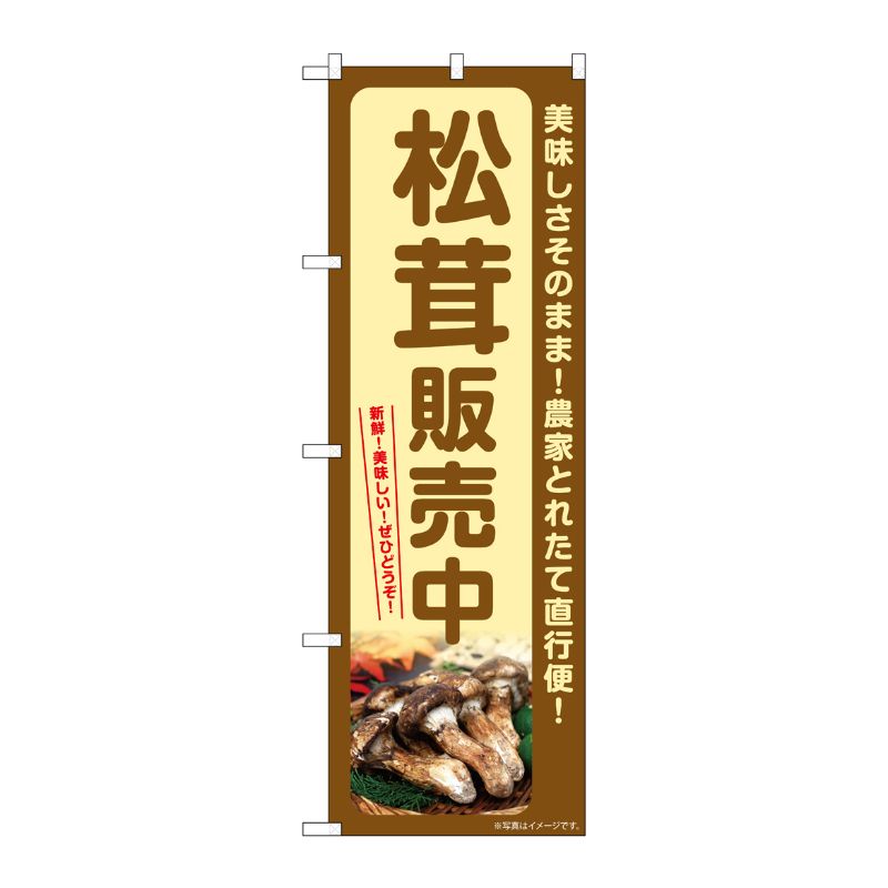[G] のぼり 松茸販売中 SNB-7359 P・O・Pプロダクツ