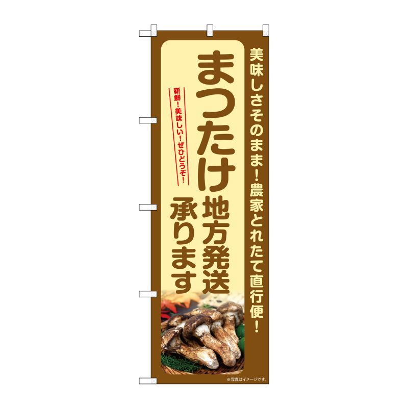 [G] のぼり まつたけ 地方発送承ります SNB-7364 P・O・Pプロダクツ
