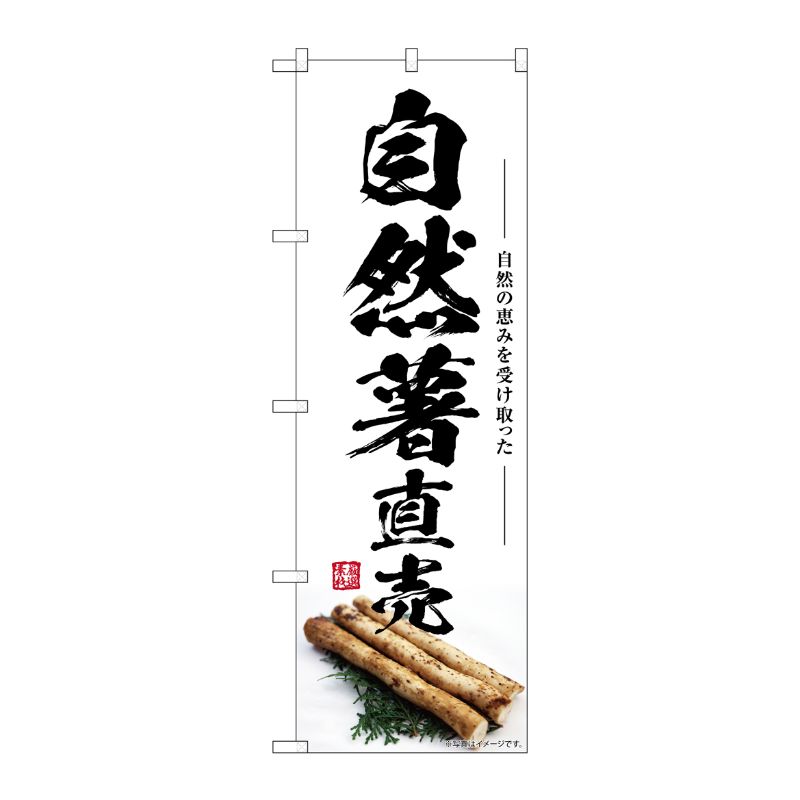[G] のぼり 自然薯直売 SNB-7410 P・O・Pプロダクツ