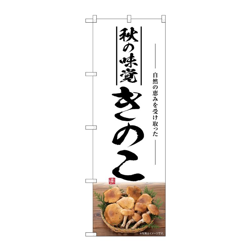 [G] のぼり きのこ 秋の味覚 SNB-7481 P・O・Pプロダクツ