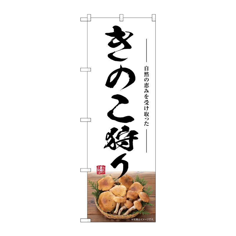[G] のぼり きのこ狩り SNB-7484 P・O・Pプロダクツ