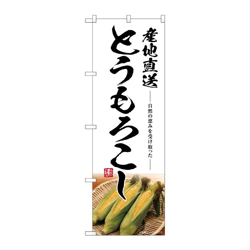 [G] のぼり とうもろこし 産地直送 SNB-7518 P・O・Pプロダクツ