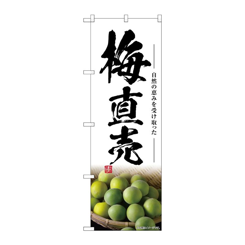 [G] のぼり 梅直売 SNB-7870 P・O・Pプロダクツ