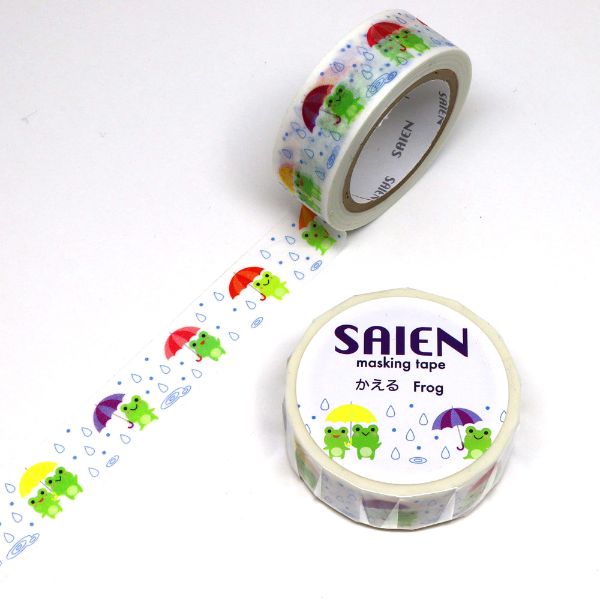 ラッピング用品 マスキングテープ かえる カミイソ産商