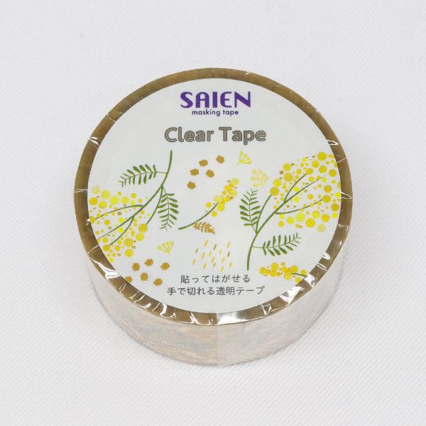 ラッピング用品 マスキングテープ SAIEN ミモザ 20mm×3m カミイソ産商