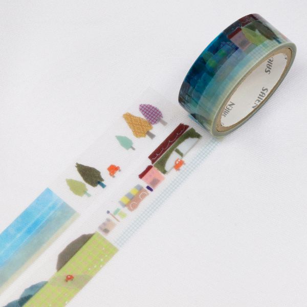 ラッピング用品 マスキングテープ Keshiki 15mm×3m カミイソ産商