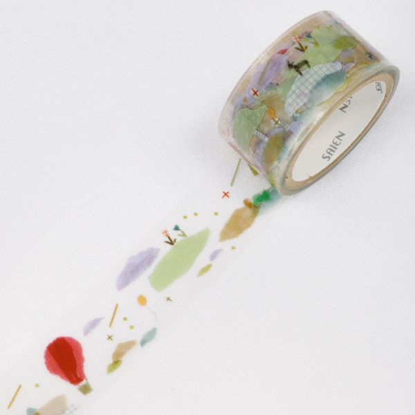 ラッピング用品 マスキングテープ Kumonoue 20mm×3m カミイソ産商