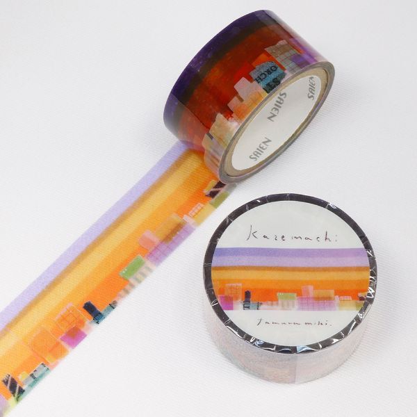 ラッピング用品 マスキングテープ Kazemachi 20mm×3m カミイソ産商