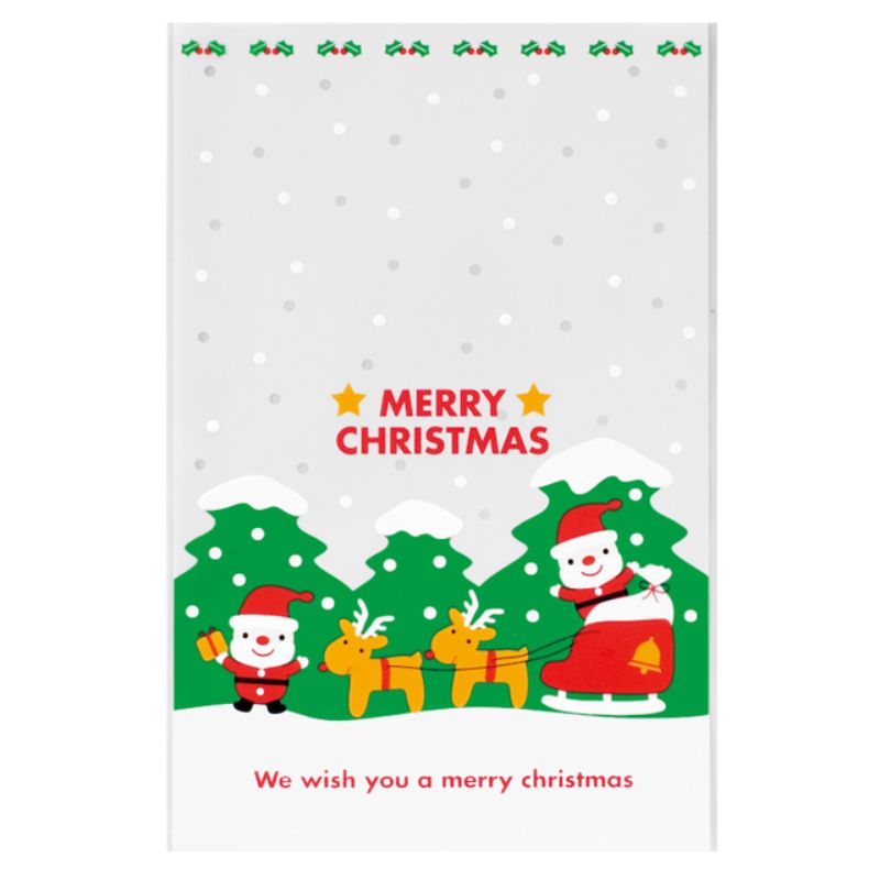 袋 ミニサンタOPPギフトバッグ-4(50枚) ヘッズ