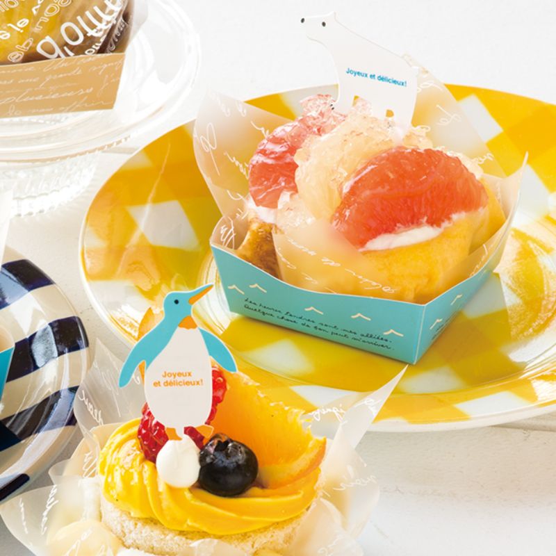 スウィーツ用品 ペンギンケーキピック(100枚) ヘッズ