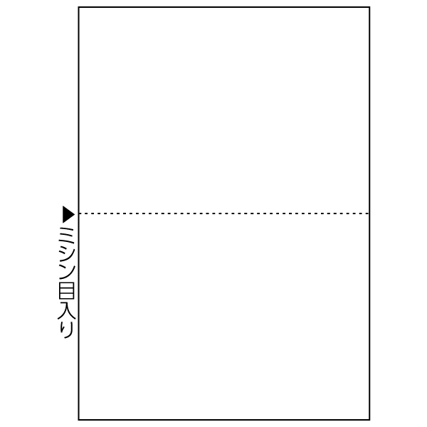 プリンター用紙 FSC(R)認証 マルチプリンタ帳票 A5白紙2面 100入 FSC2054 ヒサゴ