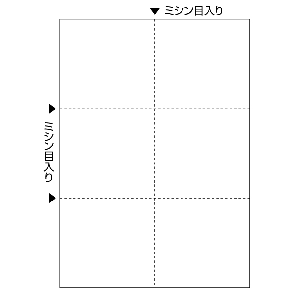 プリンター用紙 FSC(R)認証 マルチプリンタ帳票 A4白紙6面 100入 FSC2078 ヒサゴ