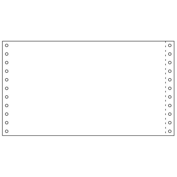 プリンター用紙 ストックフォーム 10×5 1/2 白紙 1000入 GB136 ヒサゴ