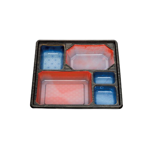 仕出し弁当容器 80-80 福茶 睦月 北斎セット 北原産業