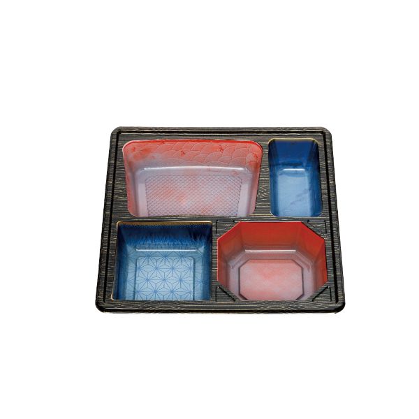 仕出し弁当容器 70-70 福茶 睦月 北斎セット 北原産業