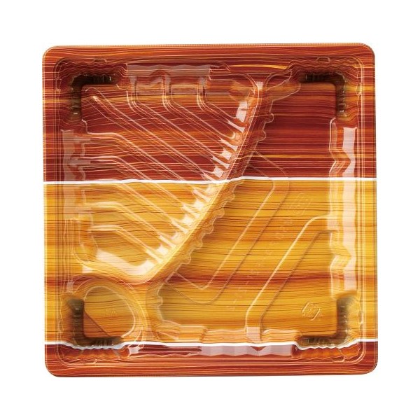 弁当容器 MSDアコード21-21-2もえぎ茶 エフピコ