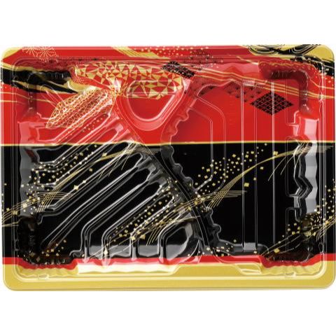 弁当容器 MSDアコード23-17-1万彩赤 エフピコ