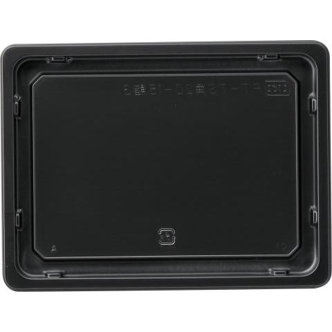 冷凍対応容器 FT-TS角20-15鮨3 耐寒黒 エフピコ